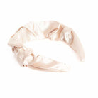 Cream Satin Ruffle Headband Accessories Easilocks 