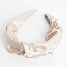 Cream Satin Ruffle Headband Accessories Easilocks 