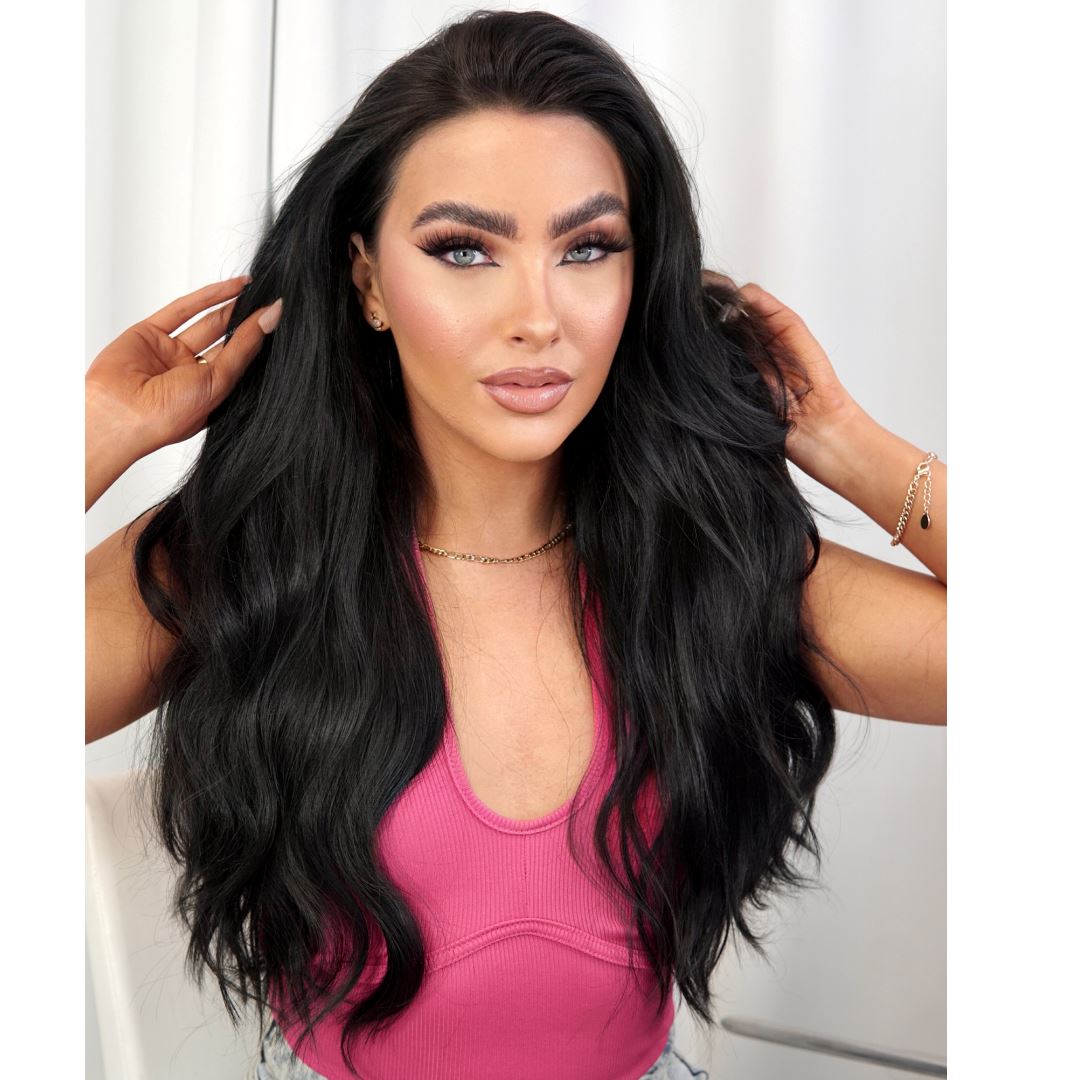 The Loose Wave HD Fibre 24" Lace U Part Wig U Part Wigs Easilocks 