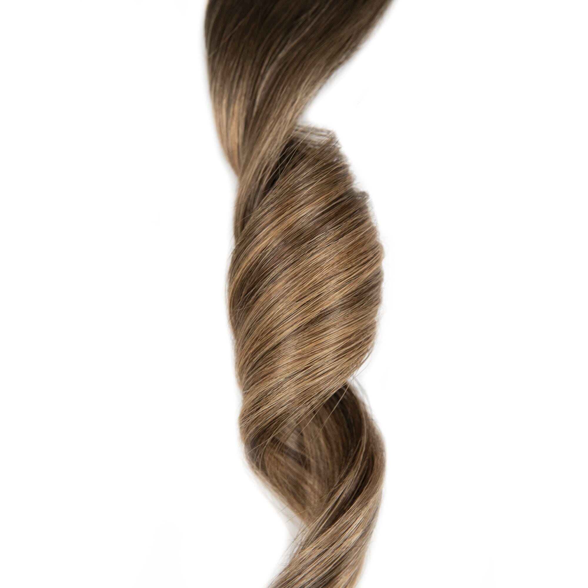 Clip In 20" Weft Human Hair Extensions Human Clip In Easilocks Bronde 