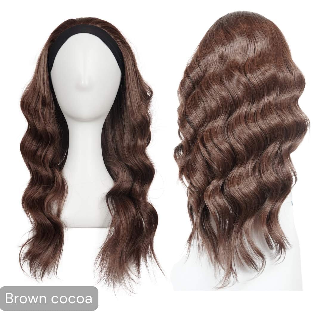 The Headband Wig Perfect Curl The Headband Easilocks BROWN COCOA 