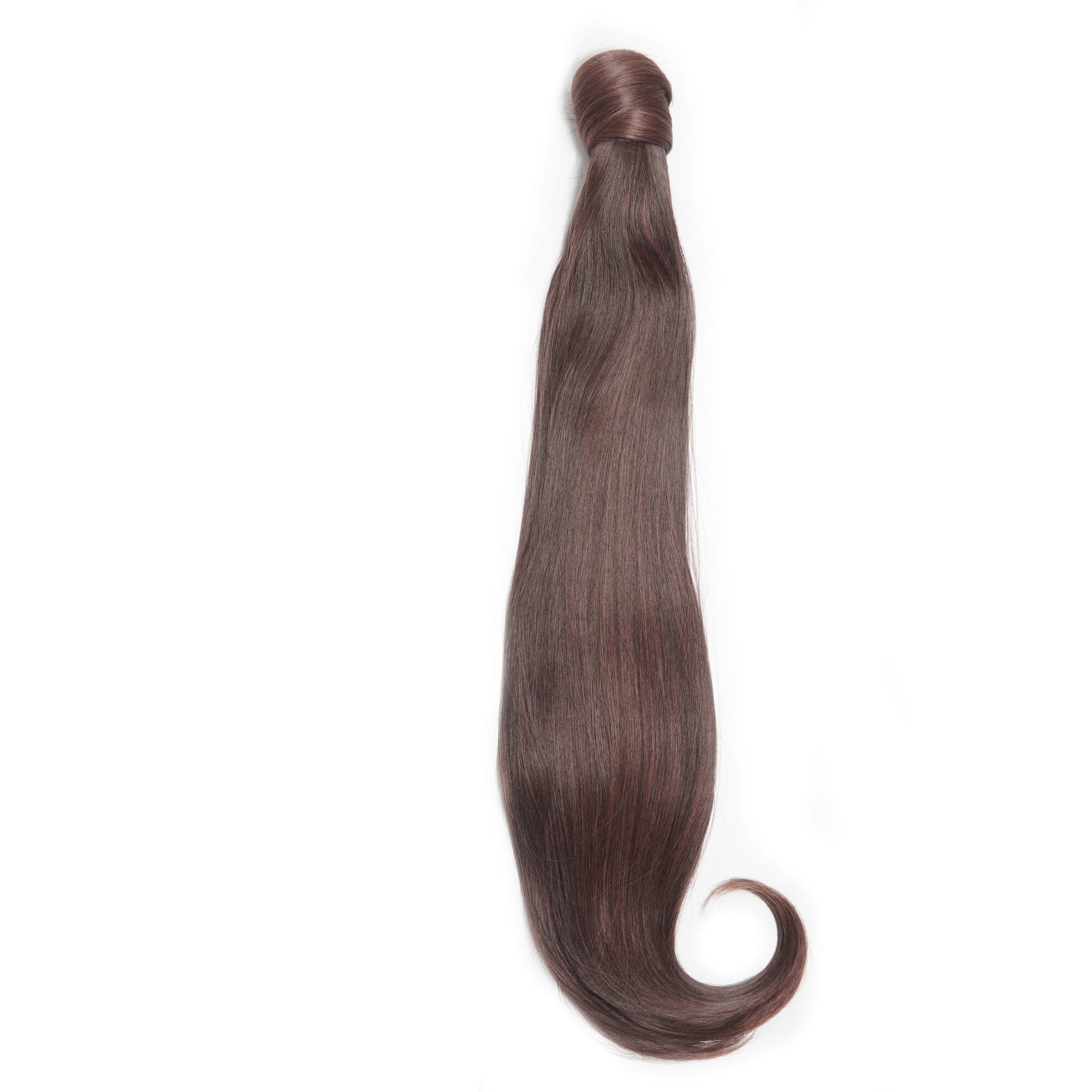 26 inches Ponytail Clip In Ponytails Easilocks 26" Silky Straight Bouncy Fudge Brownie 