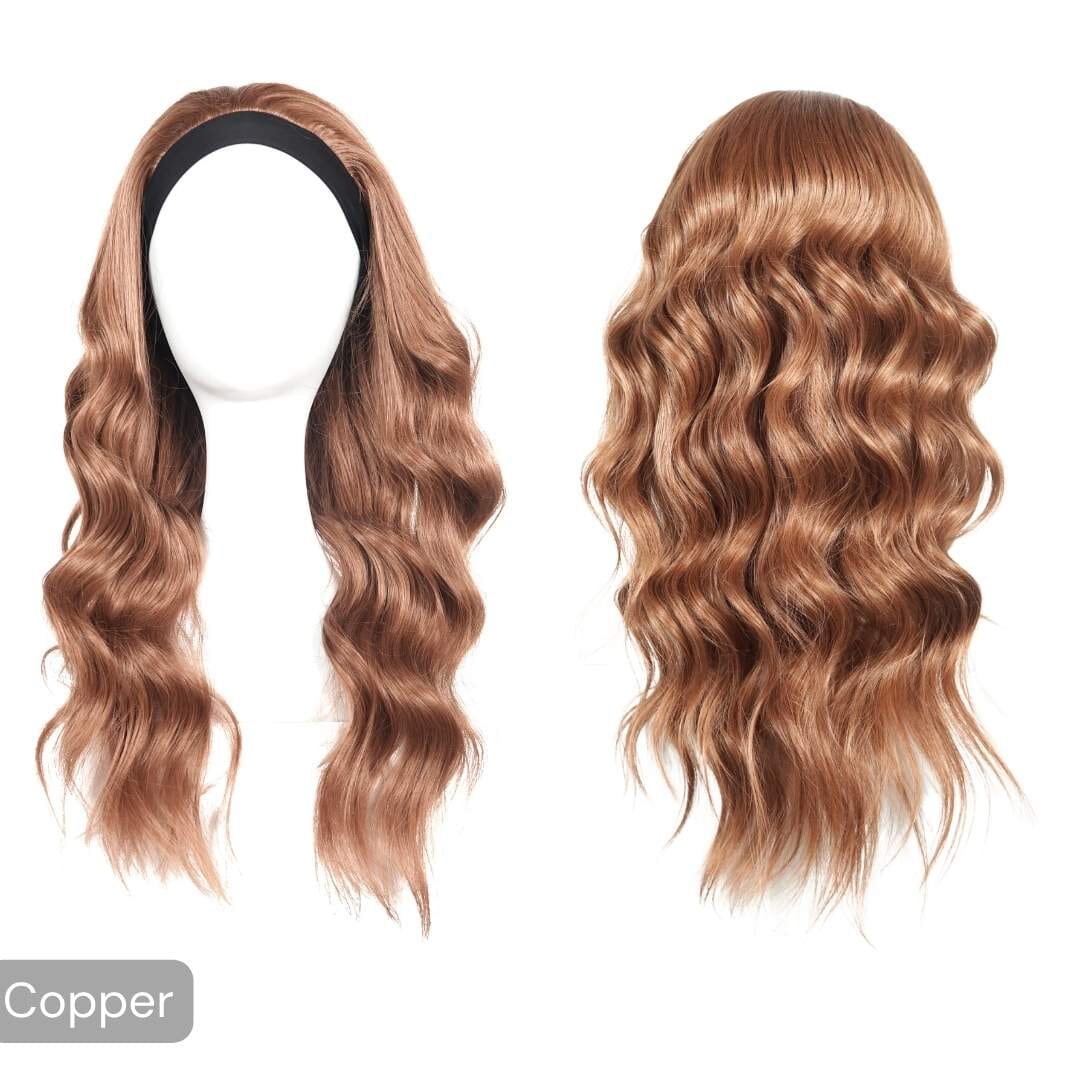 The Headband Wig Perfect Curl The Headband Easilocks COPPER 