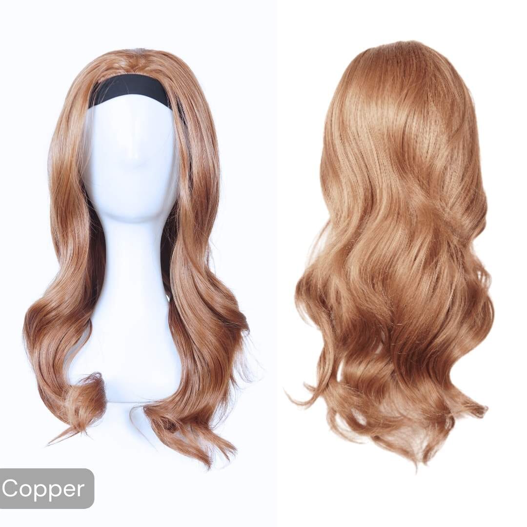 The Headband Wig Perfect Wave The Headband Easilocks Copper 