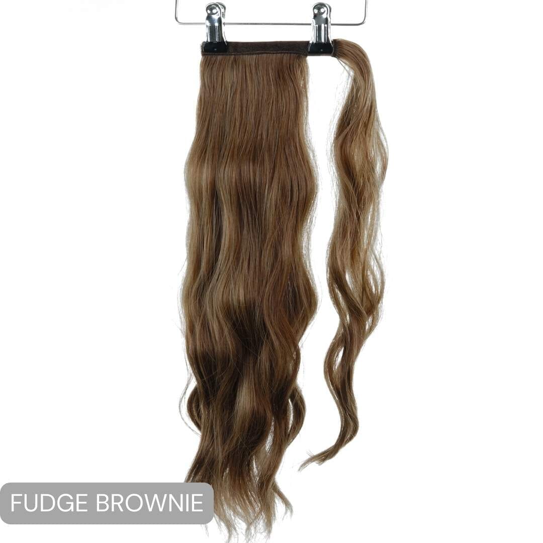 Long Clip-In Ponytails (22" - 30") Clip In Ponytail Easilocks 22" The Loose Wave Clip-In Ponytail Fudge Brownie 