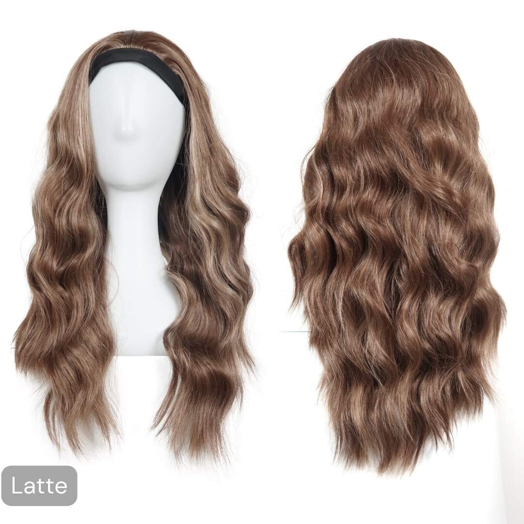 The Headband Wig Perfect Curl The Headband Easilocks LATTE 