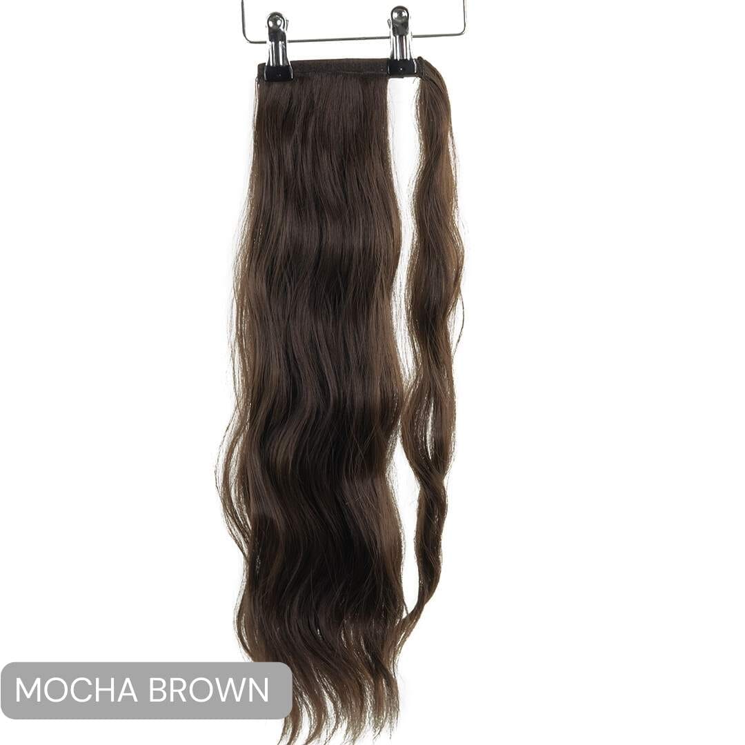 Long Clip-In Ponytails (22" - 30") Clip In Ponytail Easilocks 22" The Loose Wave Clip-In Ponytail Mocha Latte 