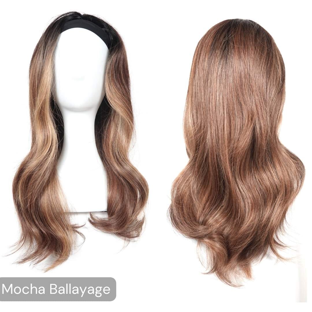 The Headband Wig Perfect Wave The Headband Easilocks MOCHA BALAYAGE 