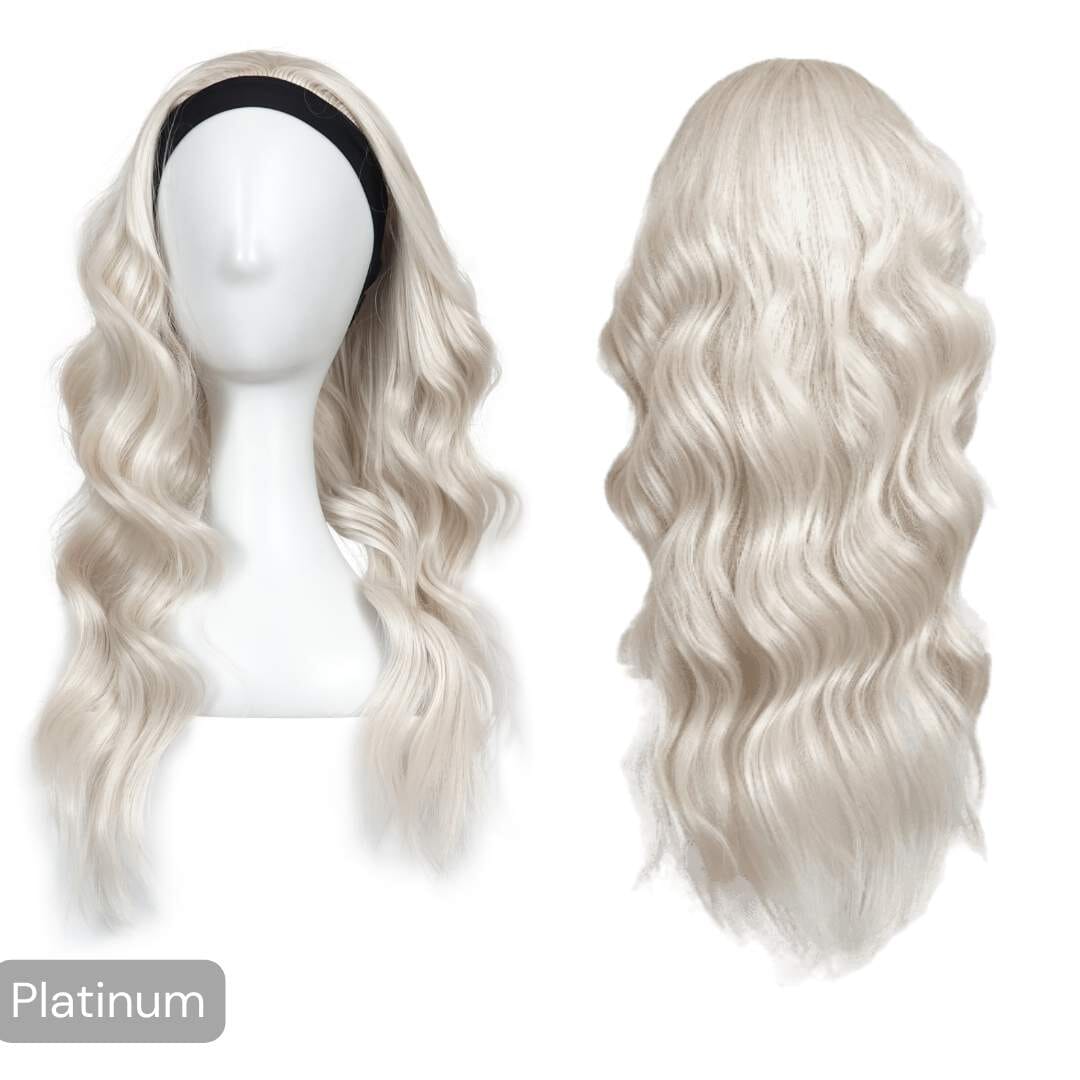 The Headband Wig Perfect Curl The Headband Easilocks PLATINUM 