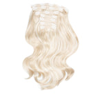 20" Volume Bouncy Clip In Hair Extensions Bouncy Clip In Hair Extensions Easilocks 