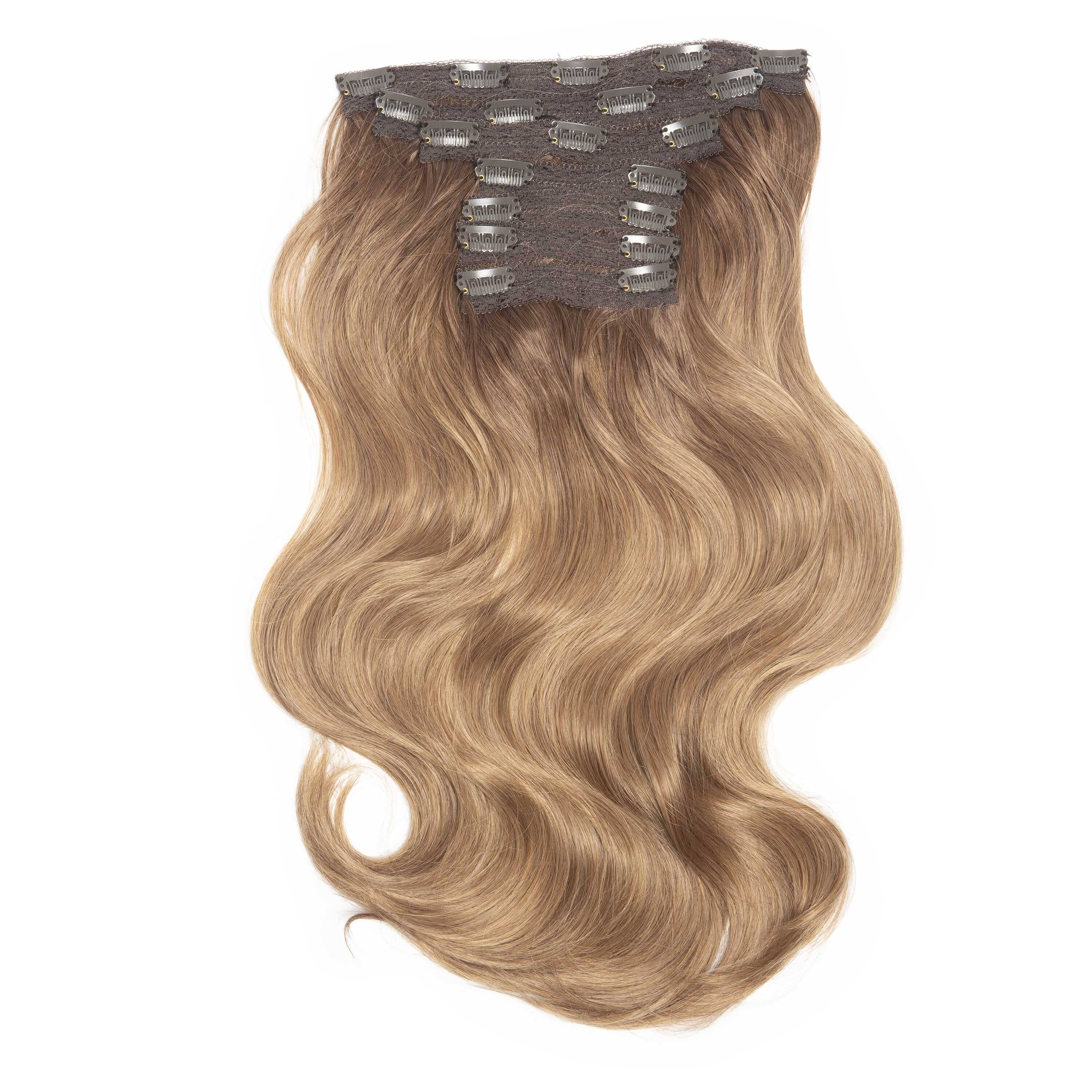 20" Volume Bouncy Clip In Hair Extensions Bouncy Clip In Hair Extensions Easilocks Caramel Twist ( PRE ORDER ) 