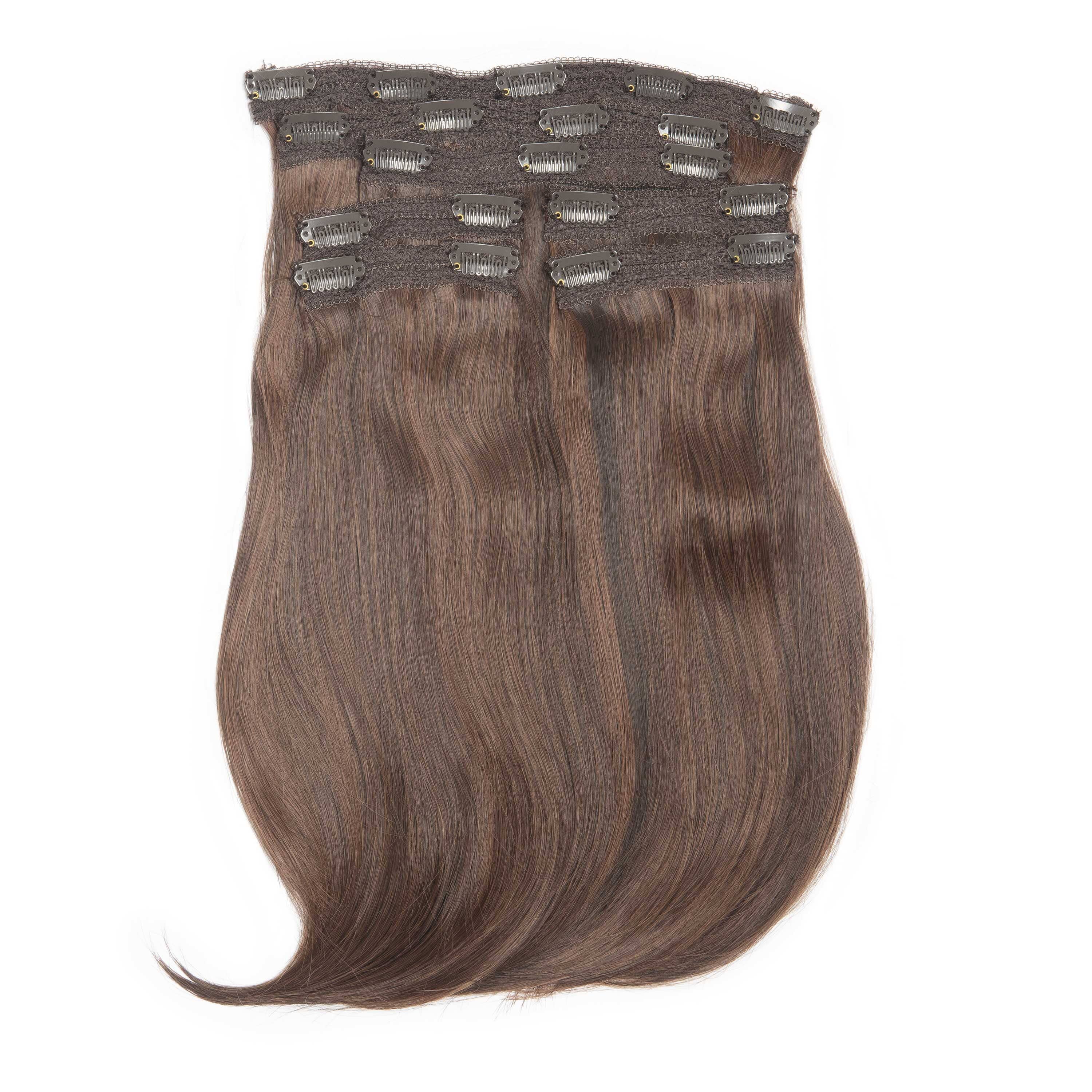 14" Silky Straight Clip In Hair Extensions Clip In Hair Extensions Easilocks 