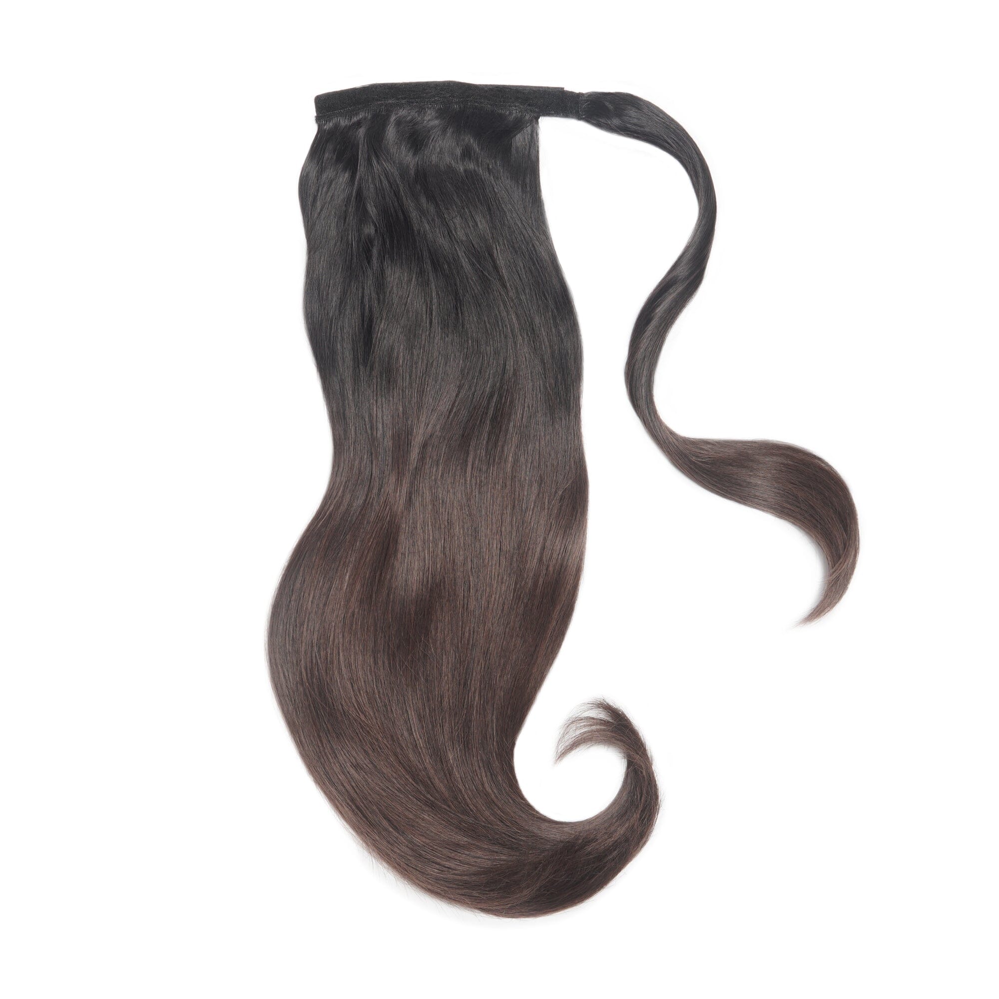 20" Volume Bouncy Clip In Ponytail Clip In Ponytail Easilocks Dark Brown Ombre ( PRE ORDER ) 