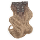 20" Volume Bouncy Clip In Hair Extensions Bouncy Clip In Hair Extensions Easilocks Honey Balayage ( Pre - Order ) 