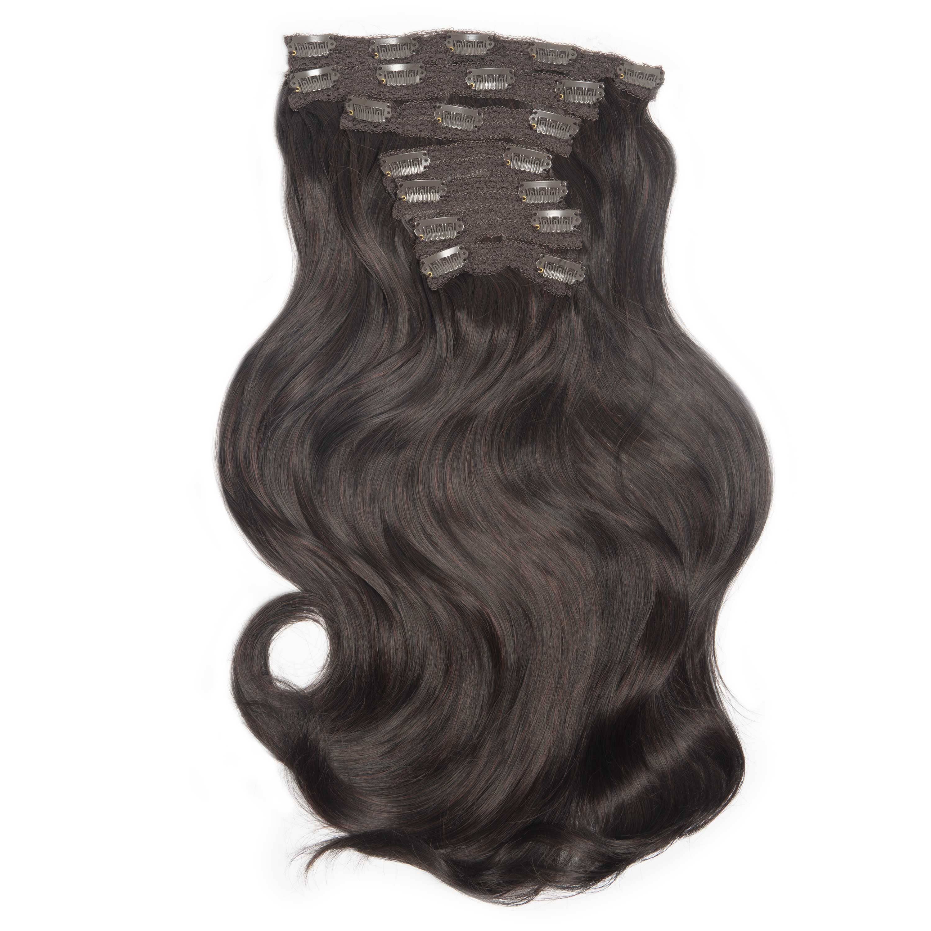 20" Volume Bouncy Clip In Hair Extensions Bouncy Clip In Hair Extensions Easilocks Mocha Latte ( PRE ORDER ) 