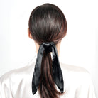 Satin Ribbon Scrunchie (Long) (7129682411715)