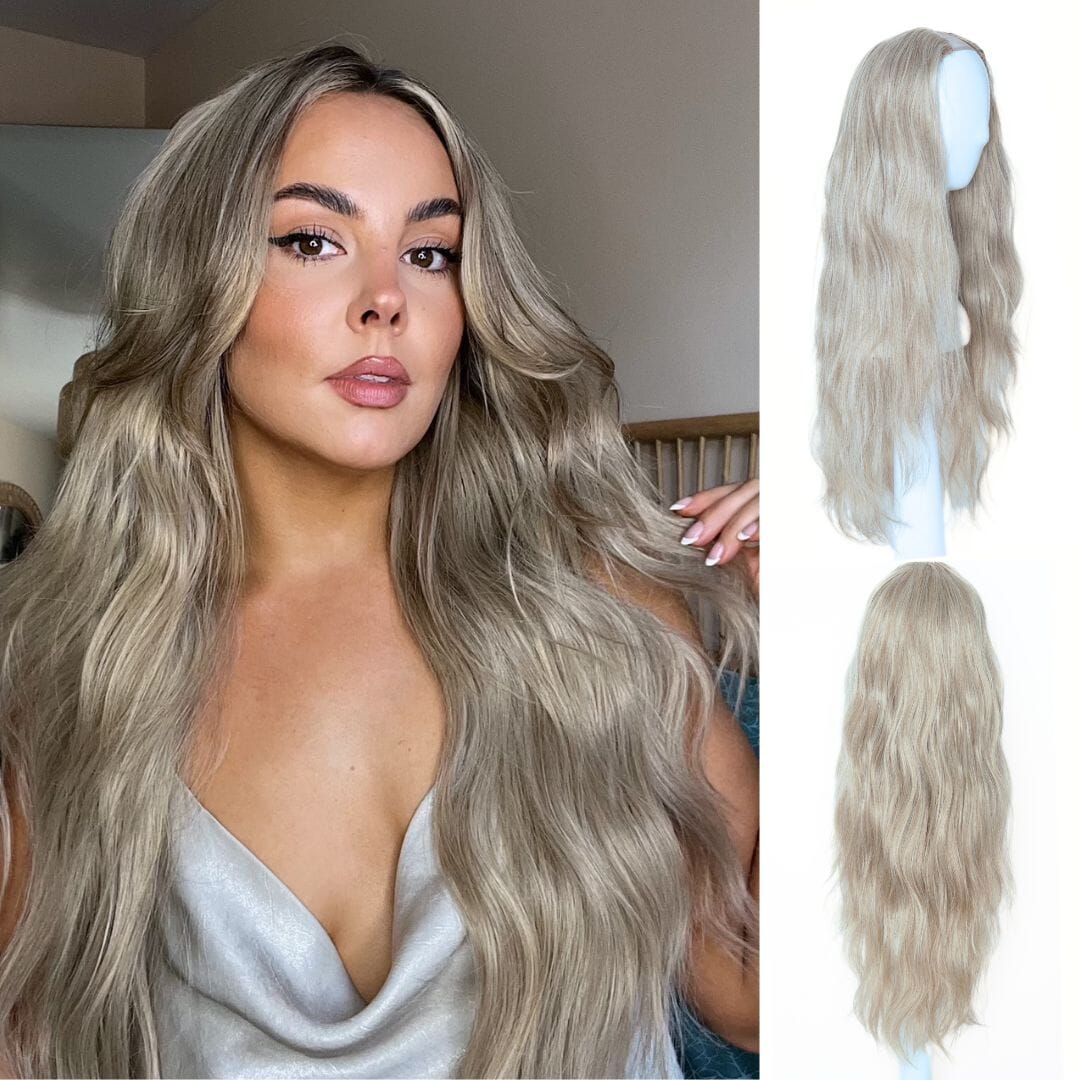 The Loose Wave HD Fibre 24" Lace U Part Wig U Part Wigs Easilocks Pearl & Oak ( PRE ORDER ) 