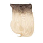 14" Silky Straight Clip In Hair Extensions Clip In Hair Extensions Easilocks Rooted Blonde ( Pre - Order ) 