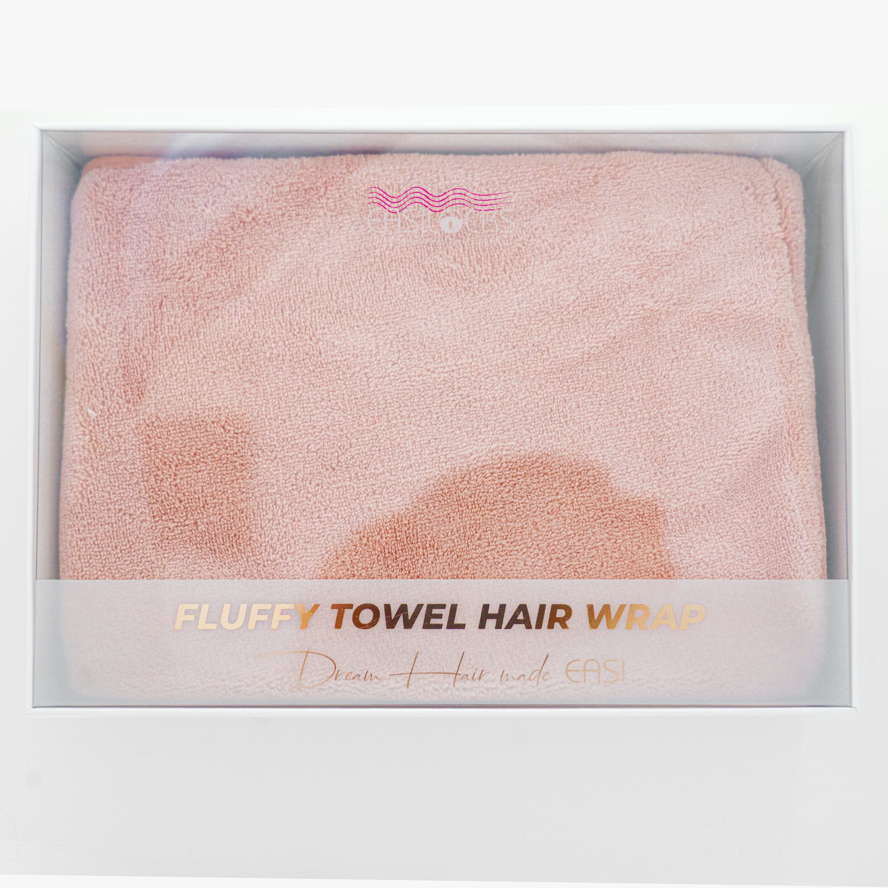 Easilocks Rose Fluffy Towel Hair Wrap (7226509099203)