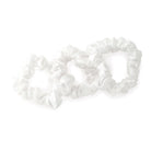 Easilocks White Satin Scrunchie Slim x3 (7273871081667)