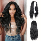 The Loose Wave HD Fibre 24" Lace U Part Wig U Part Wigs Easilocks Ebony 