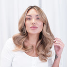 14" Wavy Clip In Hair Extensions Wavy Clip In Hair Extensions Easilocks Honey Balayage ( PRE ORDER ) 