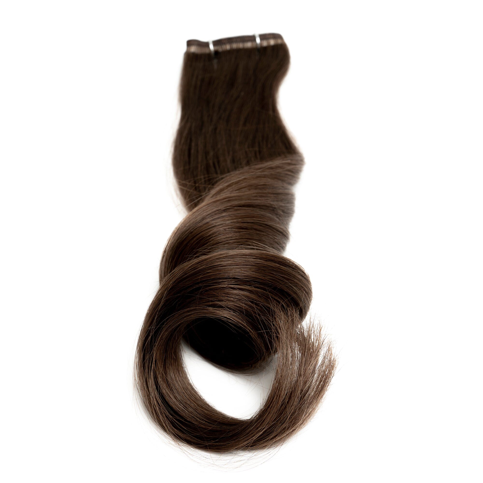 Clip In 20" Weft Human Hair Extensions Human Clip In Easilocks Light Brown 