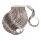 12" Clip-In Short HD Fibre Bouncy Ponytail Clip In Ponytails Easilocks Light Grey 